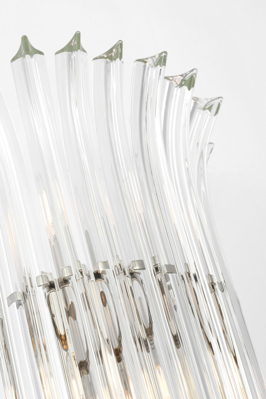 Rhine 21" Sconce | Polished Nickel | Crystal