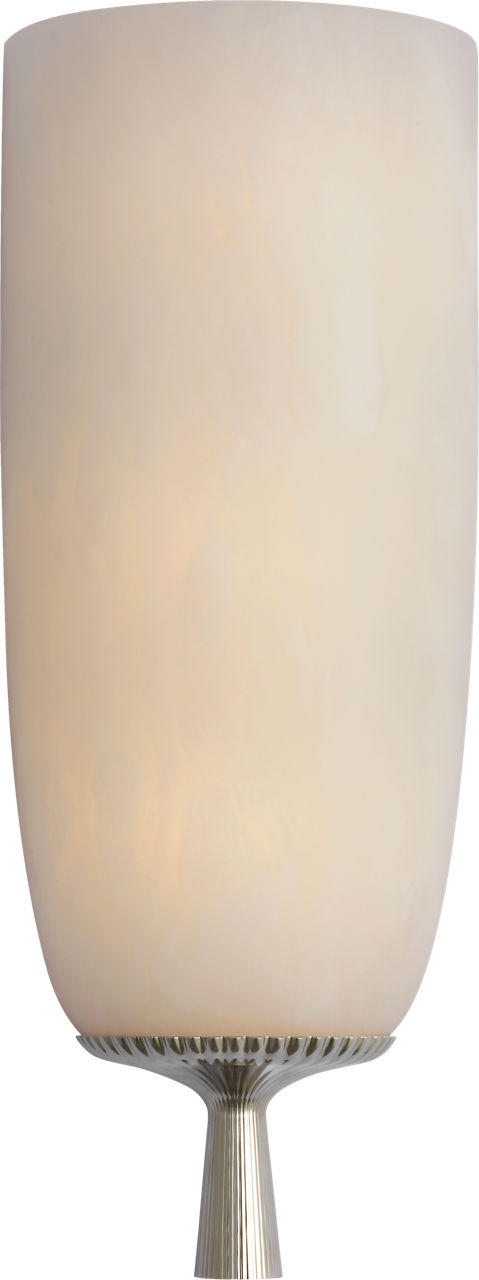 Pascal 21" Sconce | Polished Nickel | Alabaster