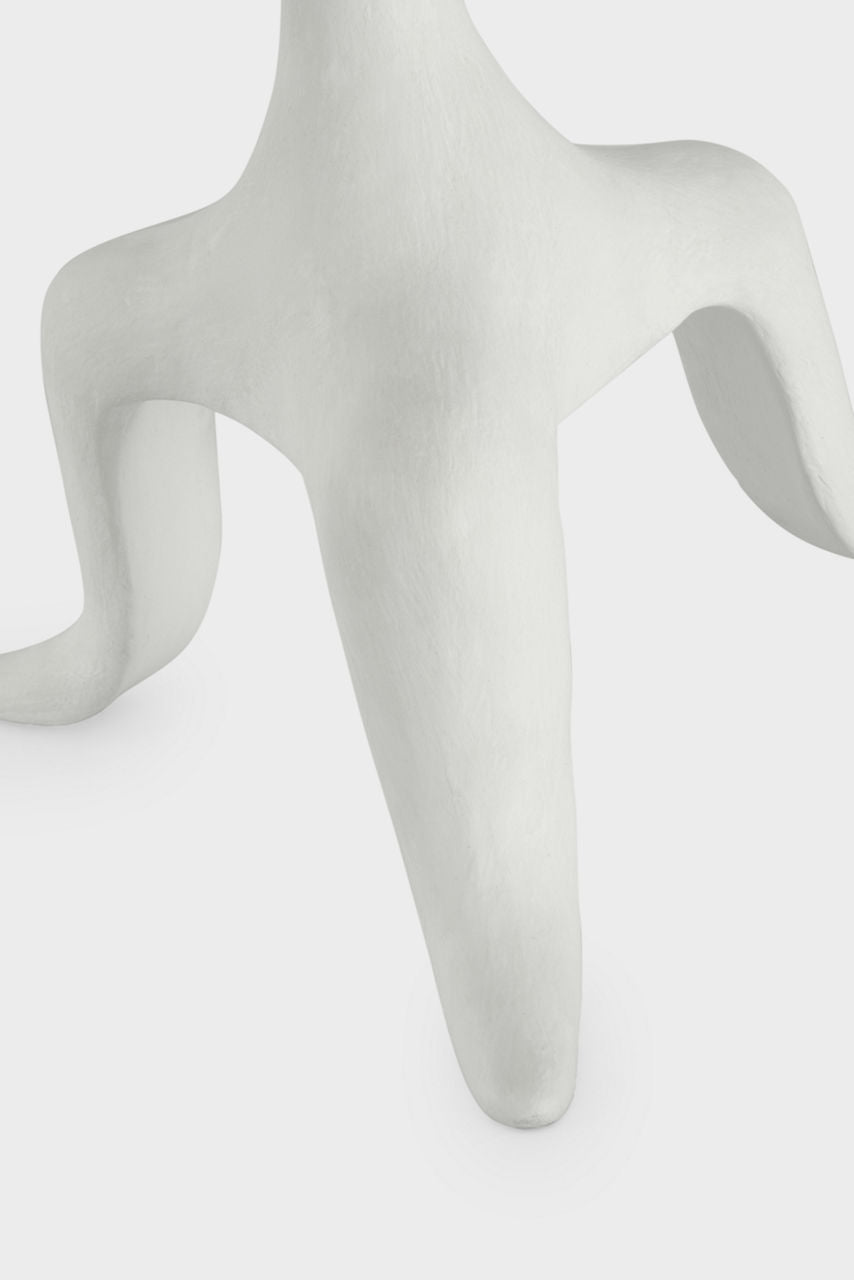 Mathilde 27" Table Lamp | Plaster White | Linen Shade