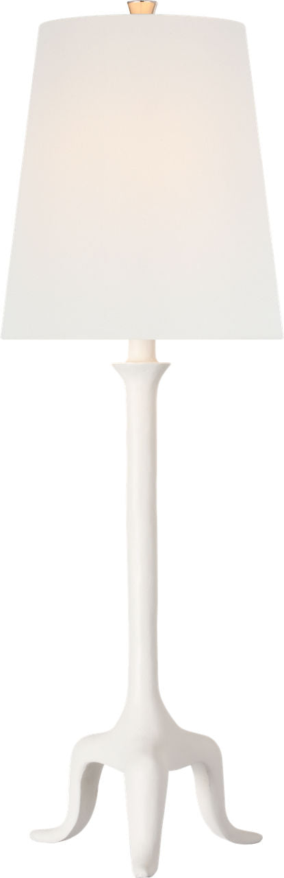 Mathilde 27" Table Lamp | Plaster White | Linen Shade