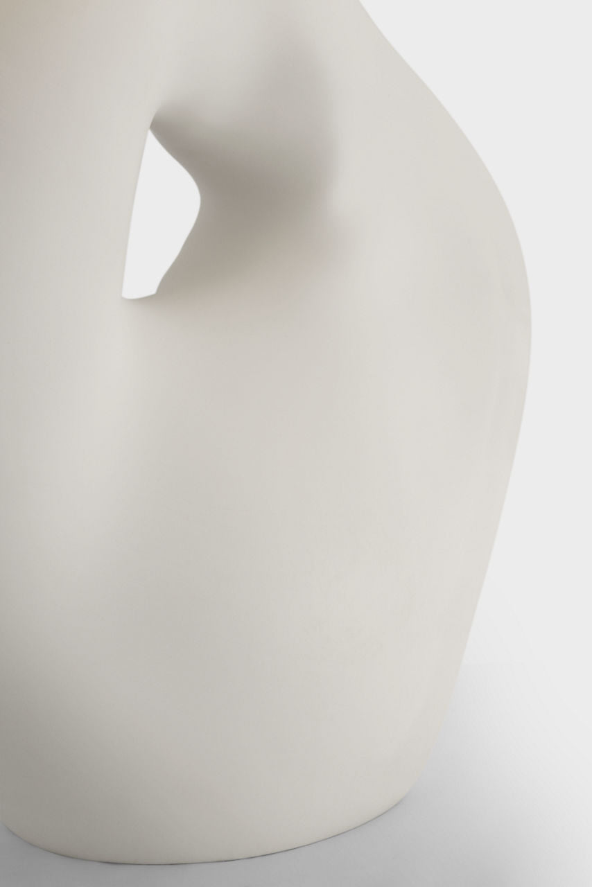Adria 25" Table Lamp | Plaster White | Linen Shade