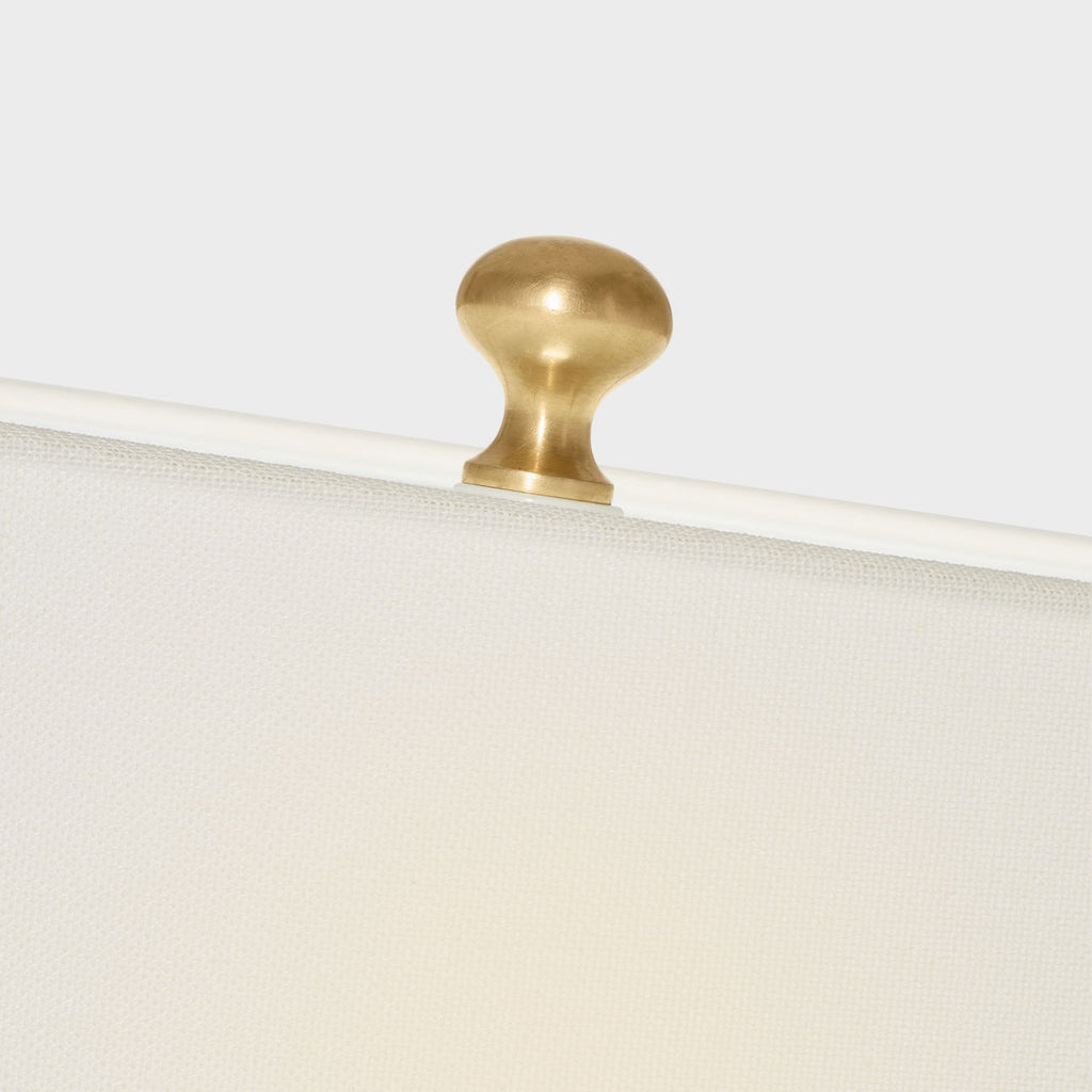Gannet Table Lamp | Blue Lagoon | Linen Shade