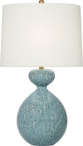 Gannet Table Lamp | Blue Lagoon | Linen Shade