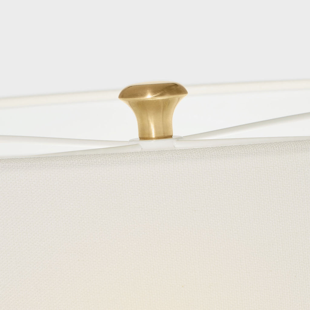Culloden Table Lamp | Blue Lagoon | Linen Shade