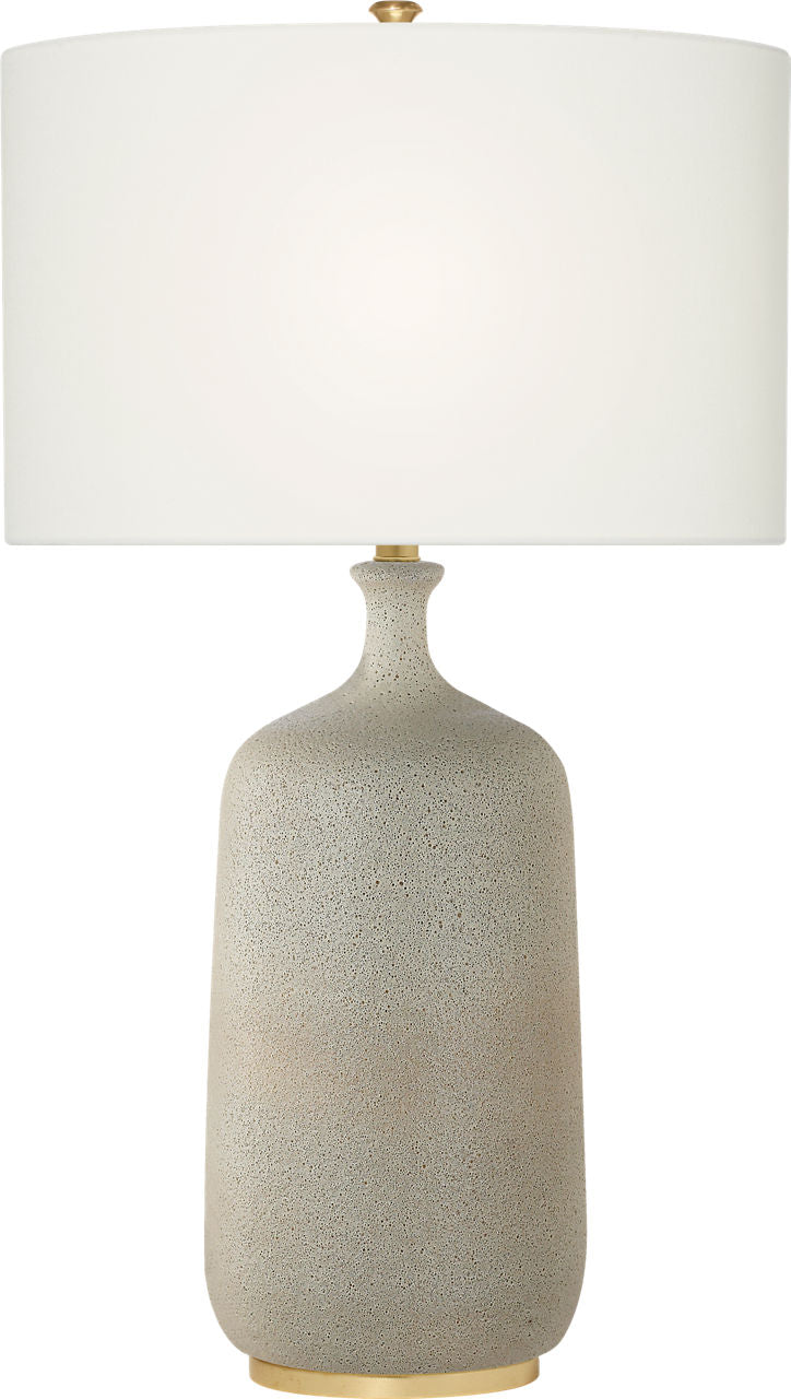 Culloden Table Lamp | Volcanic Ivory | Linen Shade
