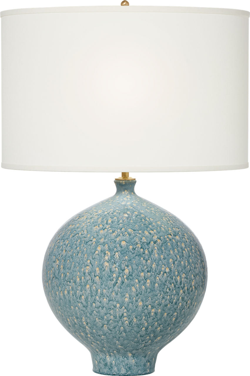 Gaios Table Lamp | Blue Lagoon | Linen Shade