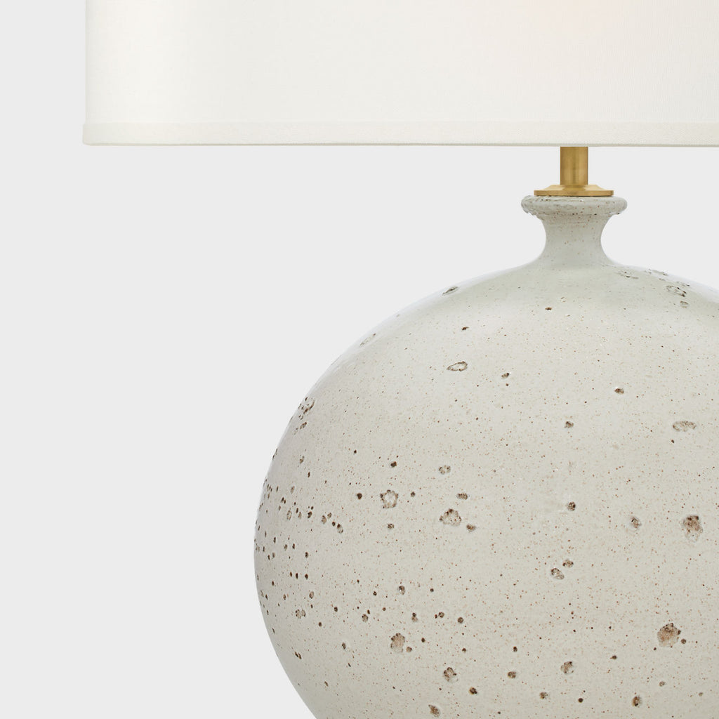 Gaios Table Lamp | Pharaoh White | Linen Shade