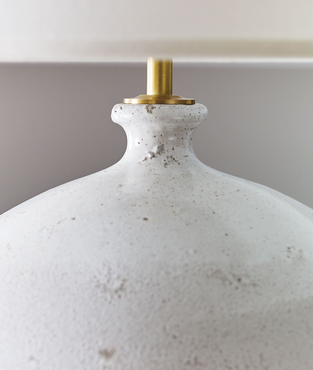 Gaios Table Lamp | Pharaoh White | Linen Shade