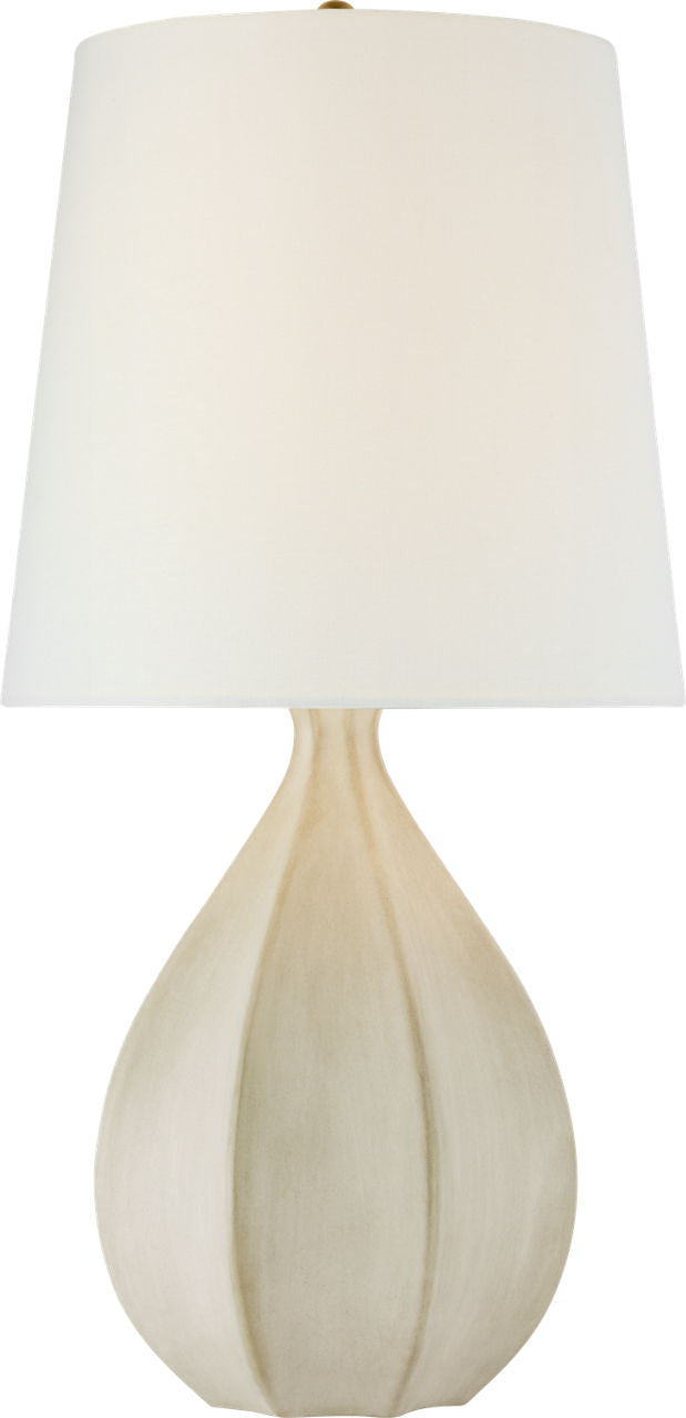 Rana Large Table Lamp | Stone White | Linen Shade