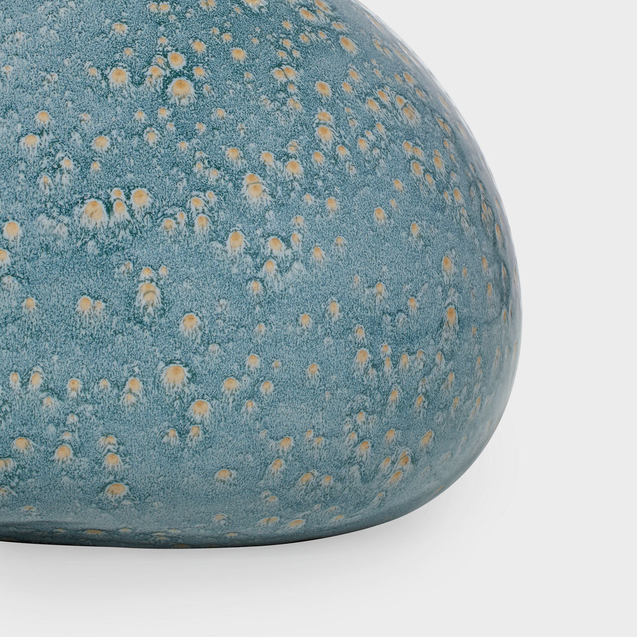 Sumava Medium Table Lamp | Blue Lagoon | Linen Shade