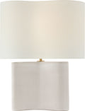 Mishca Medium Table Lamp | Ivory | Linen Shade