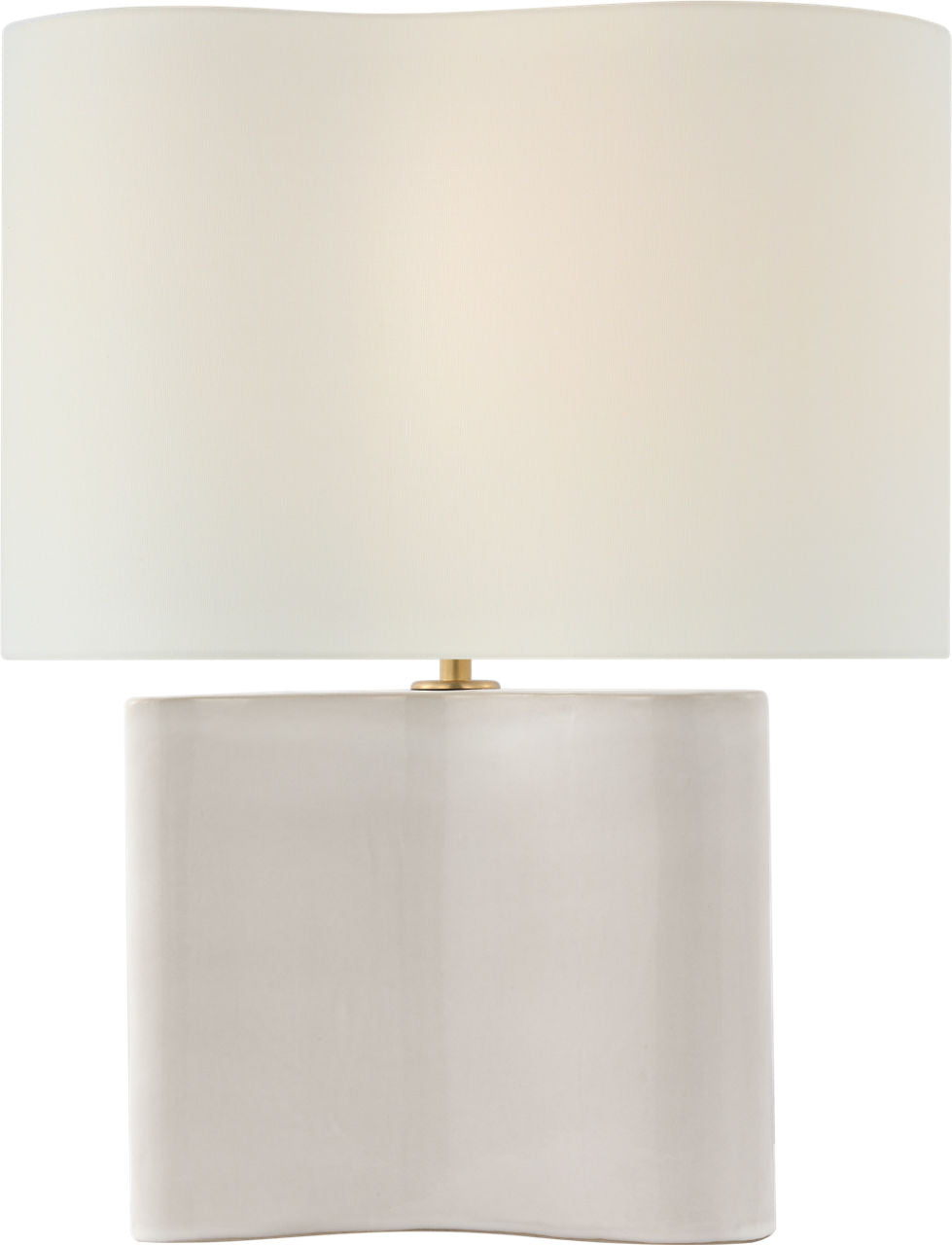 Mishca Medium Table Lamp | Ivory | Linen Shade