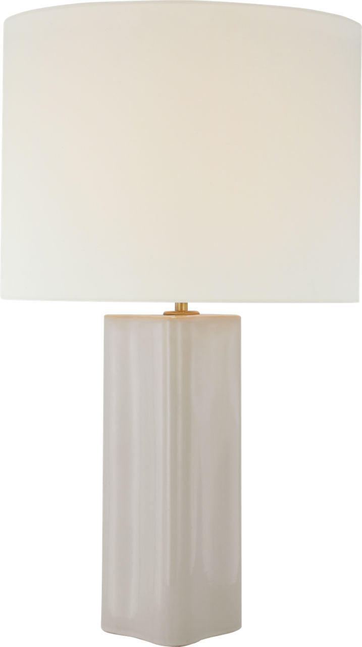 Mishca Large Table Lamp | Ivory | Linen Shade