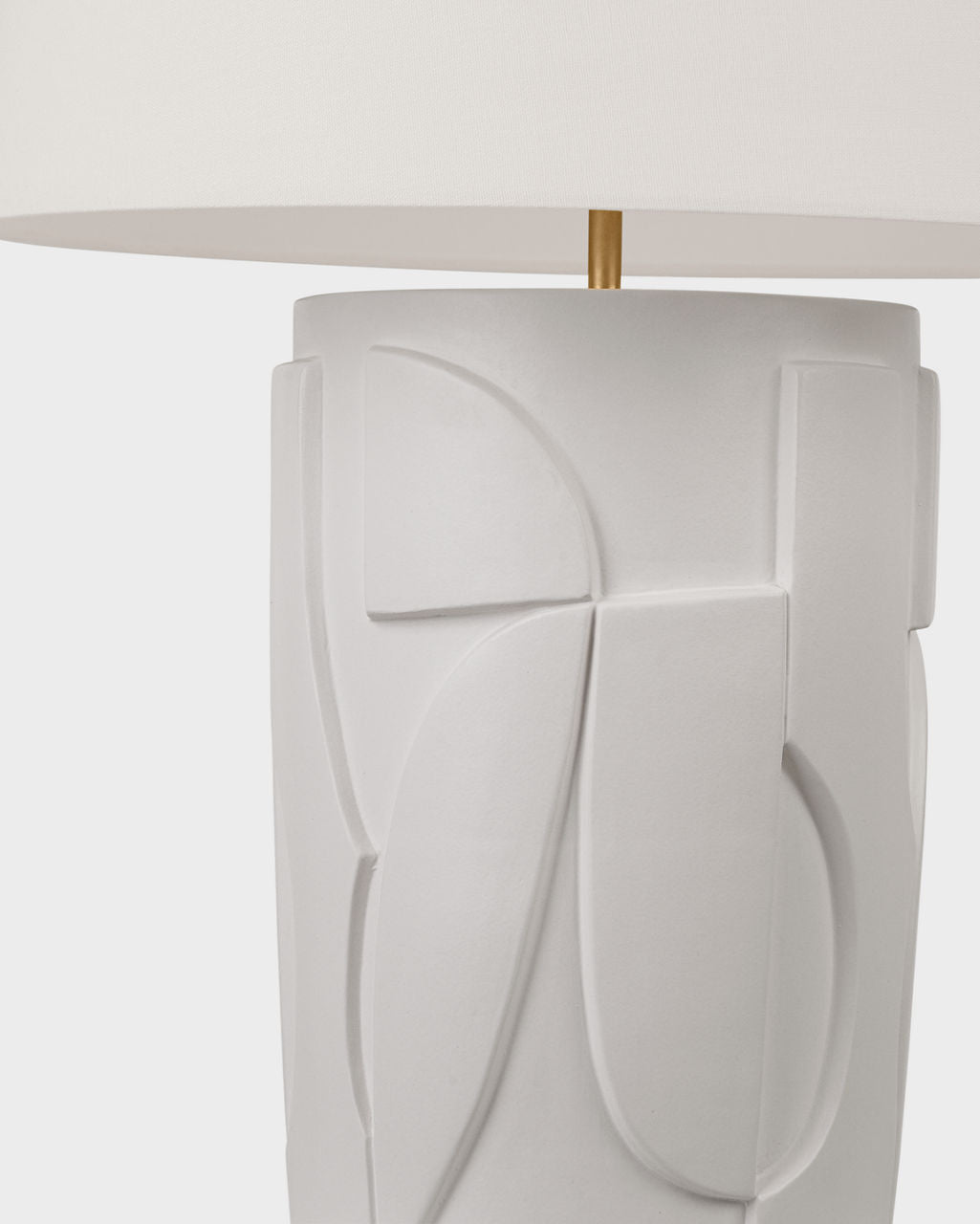 Klint 28" Table Lamp | Matte White | Linen Shade