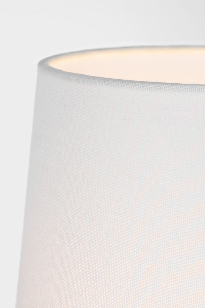 Lupin 16" Cordless Accent Lamp | Clear Glass | Linen Shade