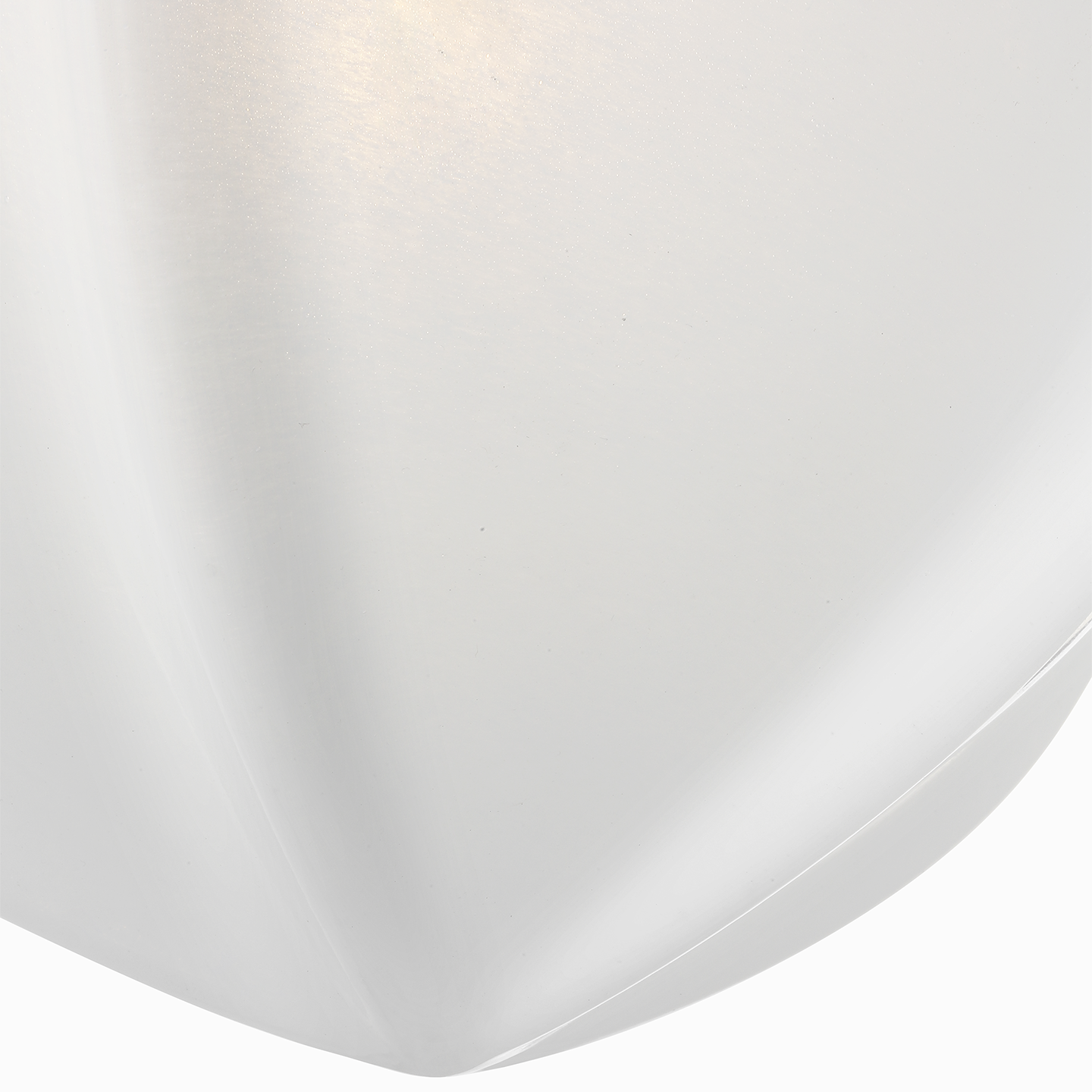 Rae 13" Pendant | Polished Nickel | White Strie Glass