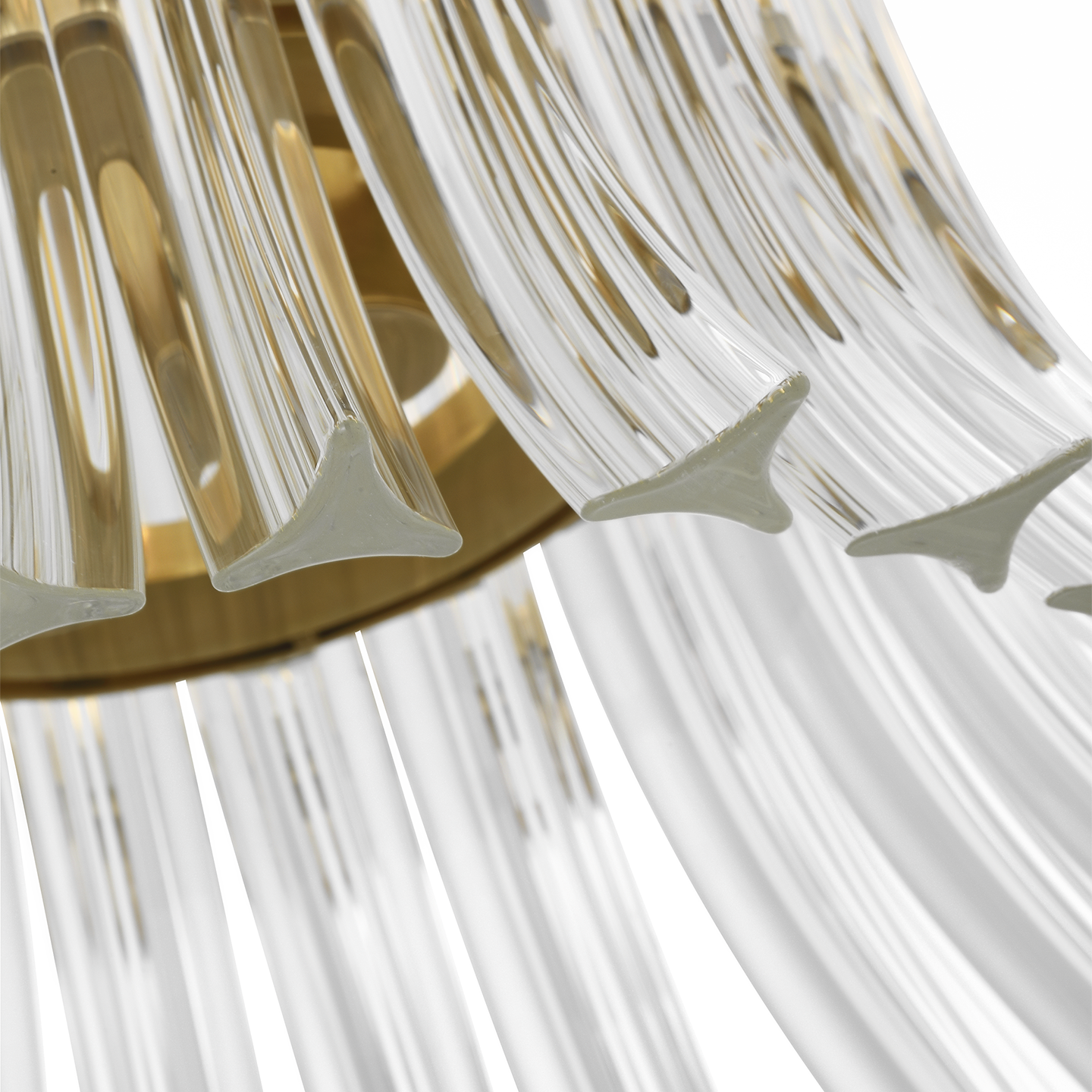 Rhine 12" Pendant | Hand-Rubbed Antique Brass | Crystal