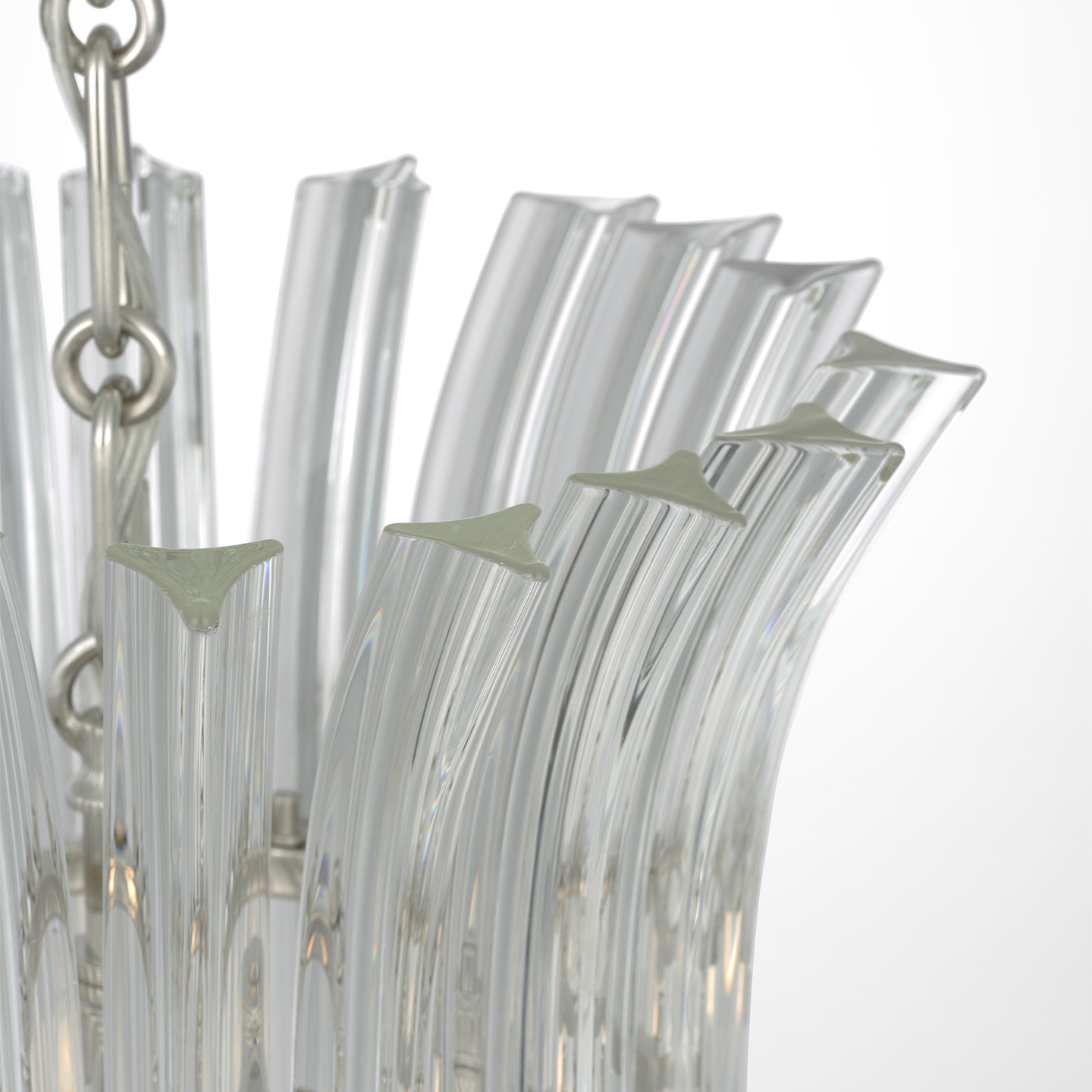 Rhine 12" Pendant | Polished Nickel | Crystal