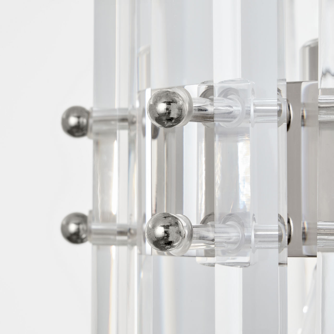 Bonnington Small Pendant | Polished Nickel | Crystal