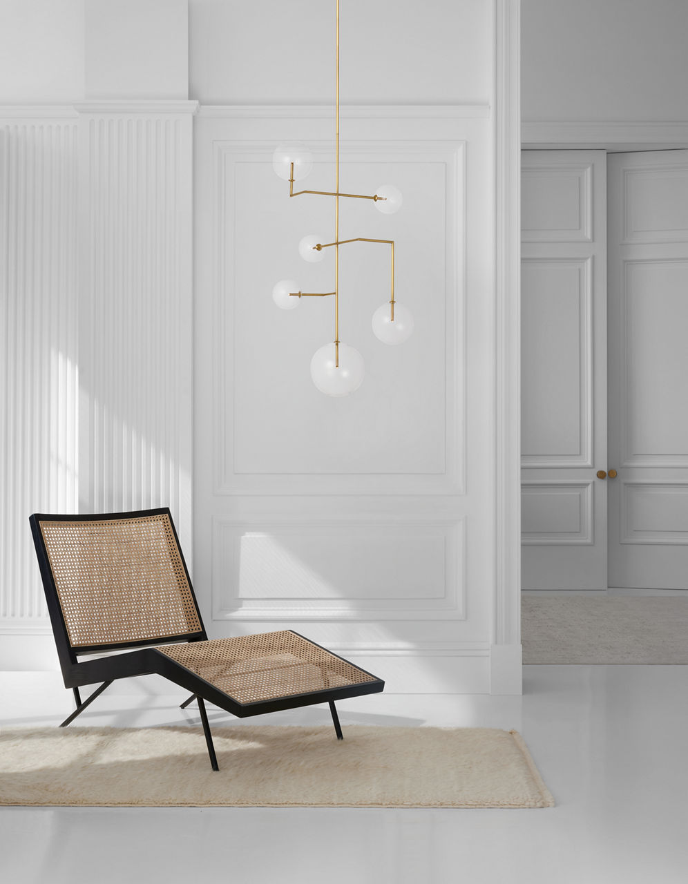 Linnea 26" Entry Chandelier | Hand-Rubbed Antique Brass | Clear Glass