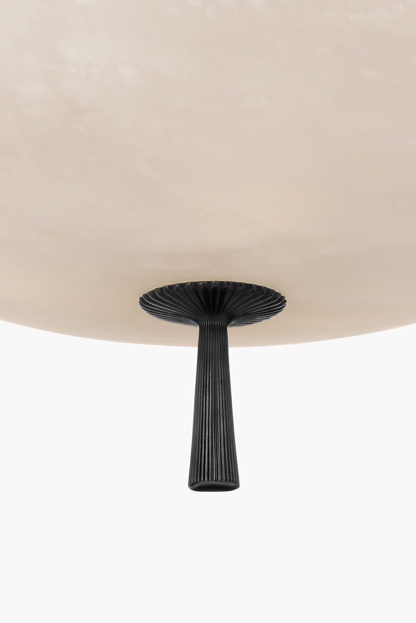 Pascal 19" Bowl Pendant | Bronze | Alabaster