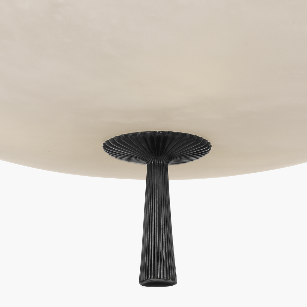 Pascal 19" Bowl Pendant | Bronze | Alabaster