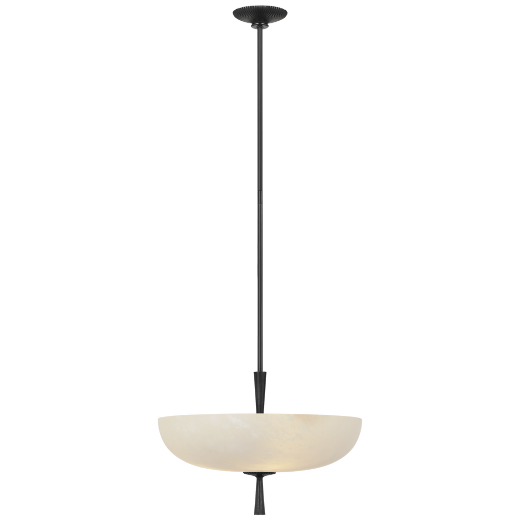 Pascal 19" Bowl Pendant | Bronze | Alabaster
