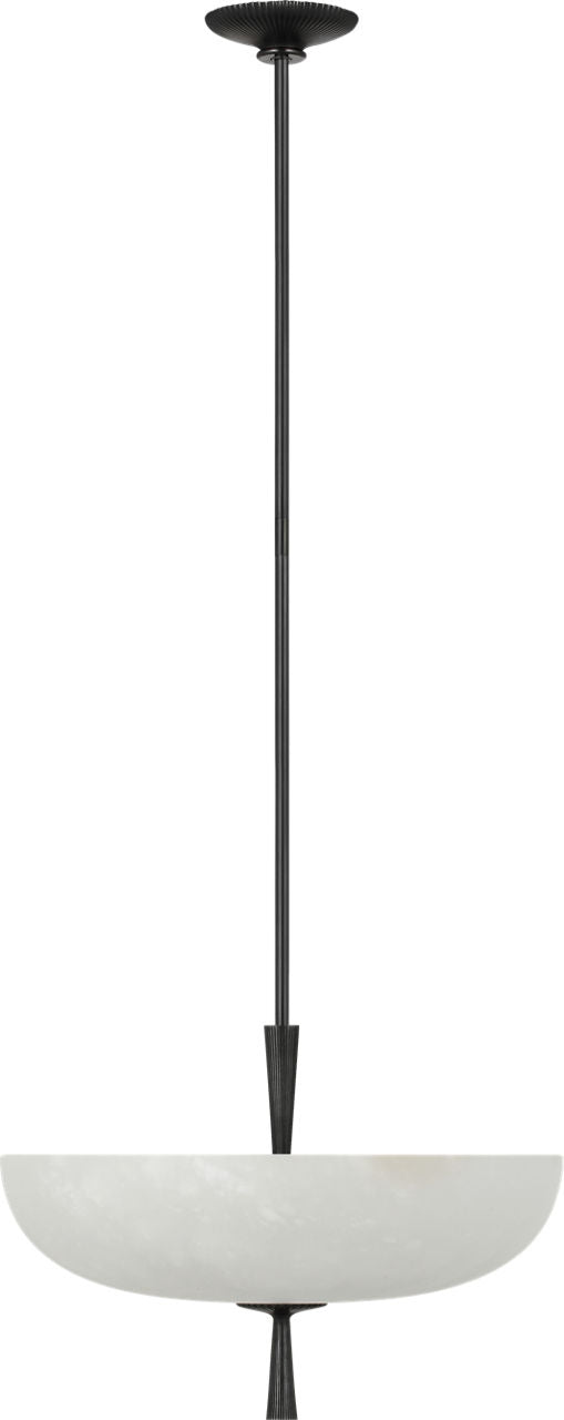 Pascal 19" Bowl Pendant | Bronze | Alabaster