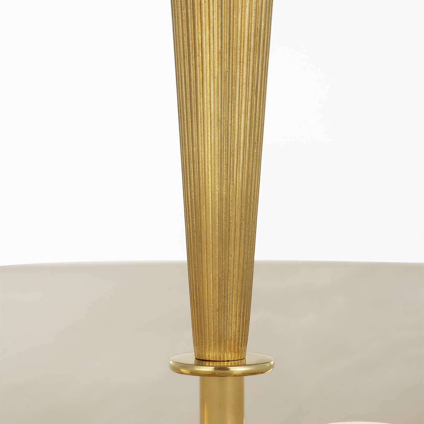 Pascal 19" Bowl Pendant | Hand-Rubbed Antique Brass | Alabaster