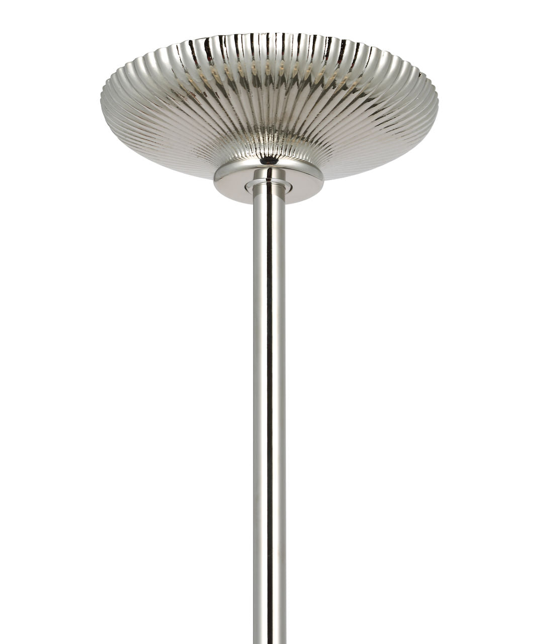 Pascal 19" Bowl Pendant | Polished Nickel | Alabaster