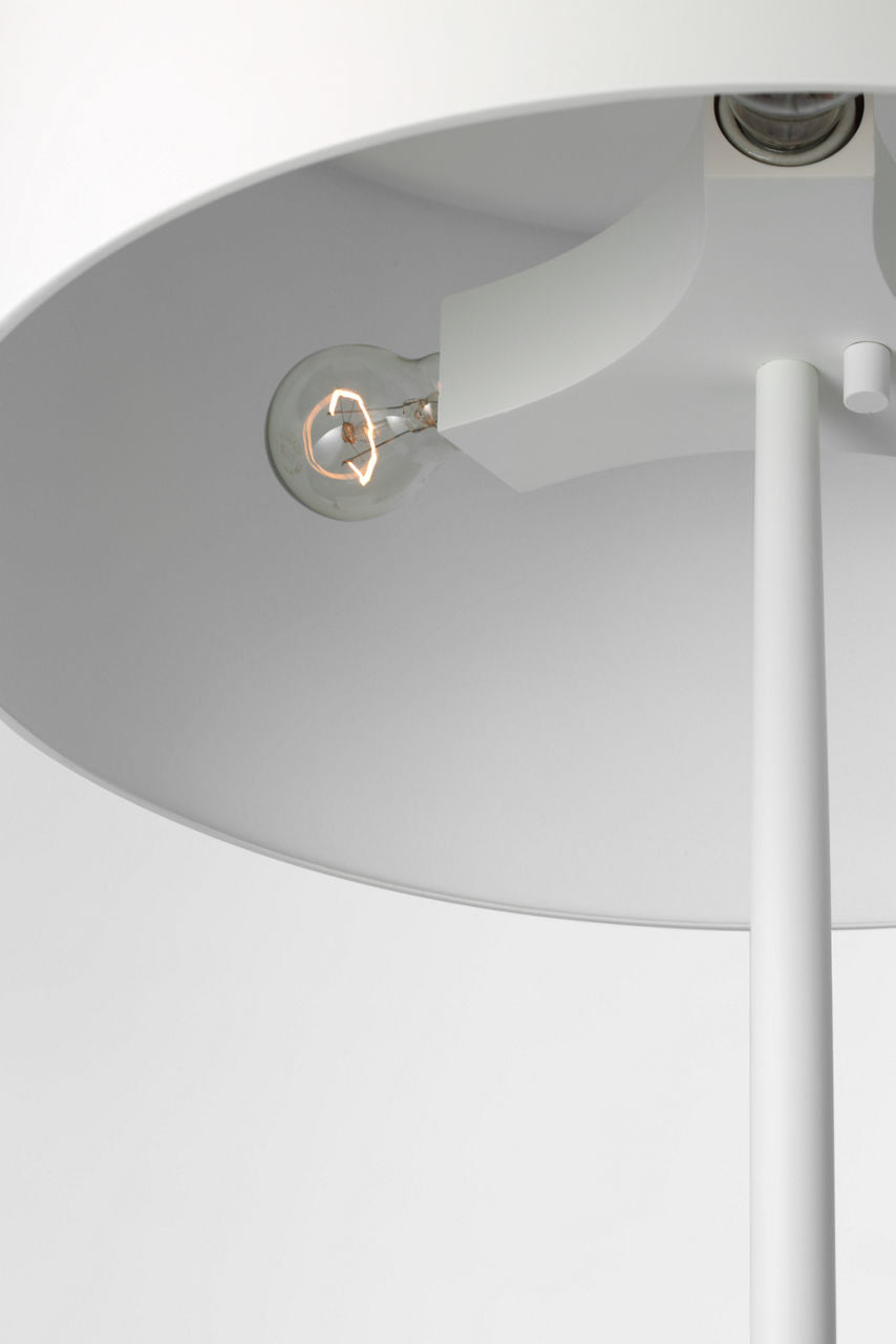Spinet 62" Floor Lamp | Matte White | Matte White Shade