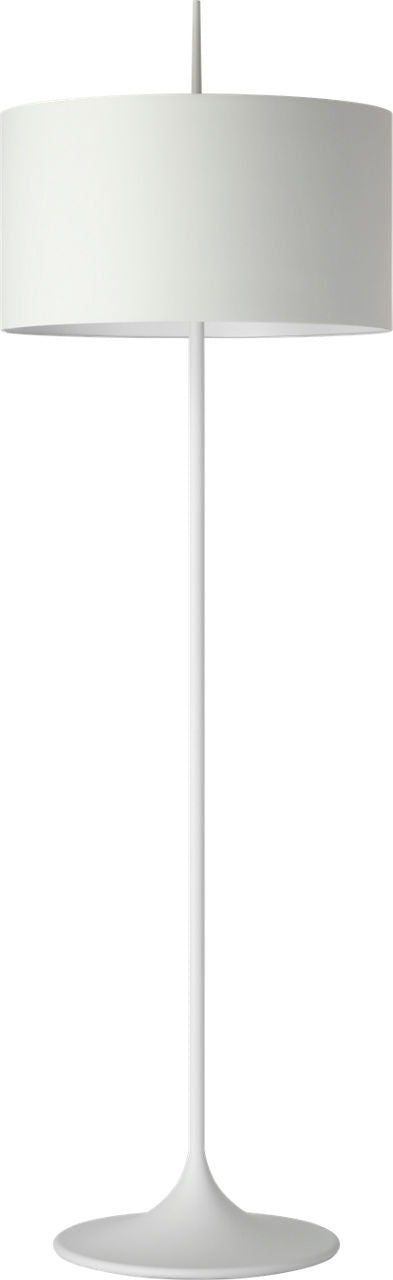 Spinet 62" Floor Lamp | Matte White | Matte White Shade