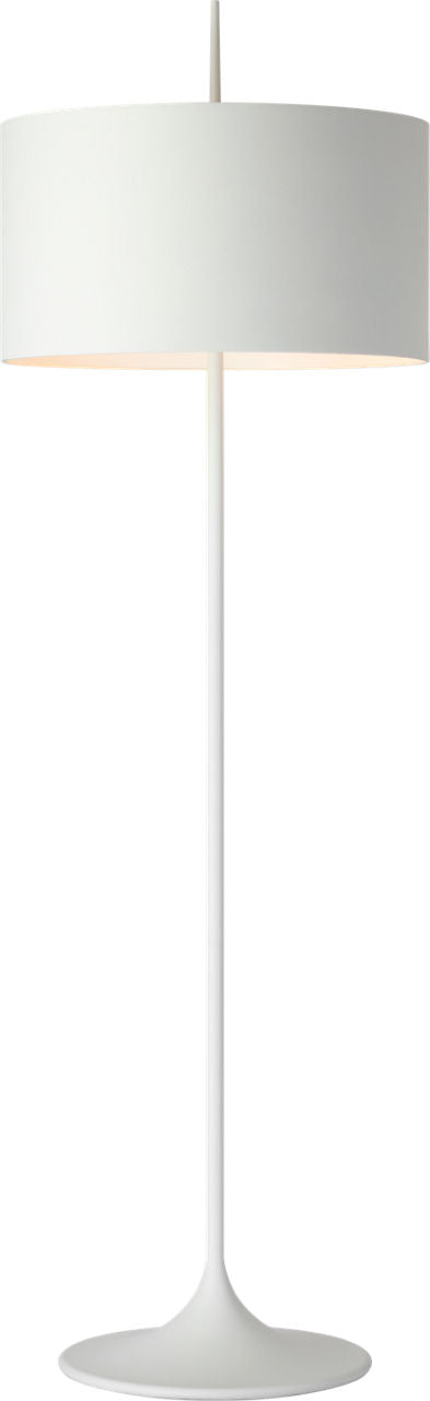 Spinet 62" Floor Lamp | Matte White | Matte White Shade