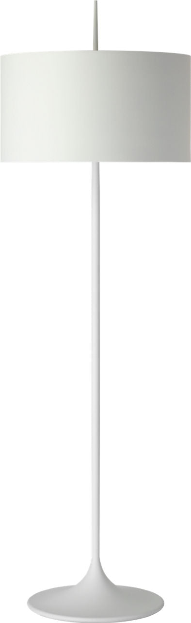 Spinet 62" Floor Lamp | Matte White | Matte White Shade