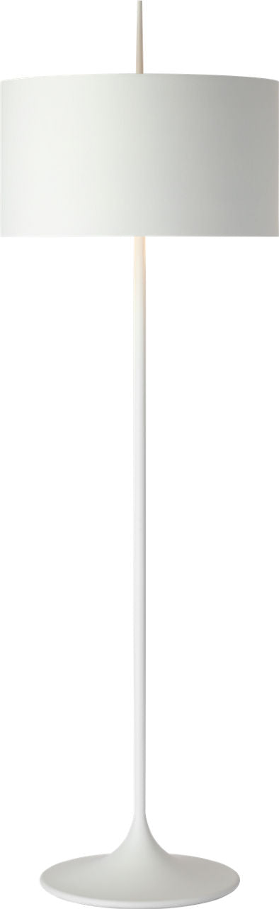 Spinet 62" Floor Lamp | Matte White | Matte White Shade