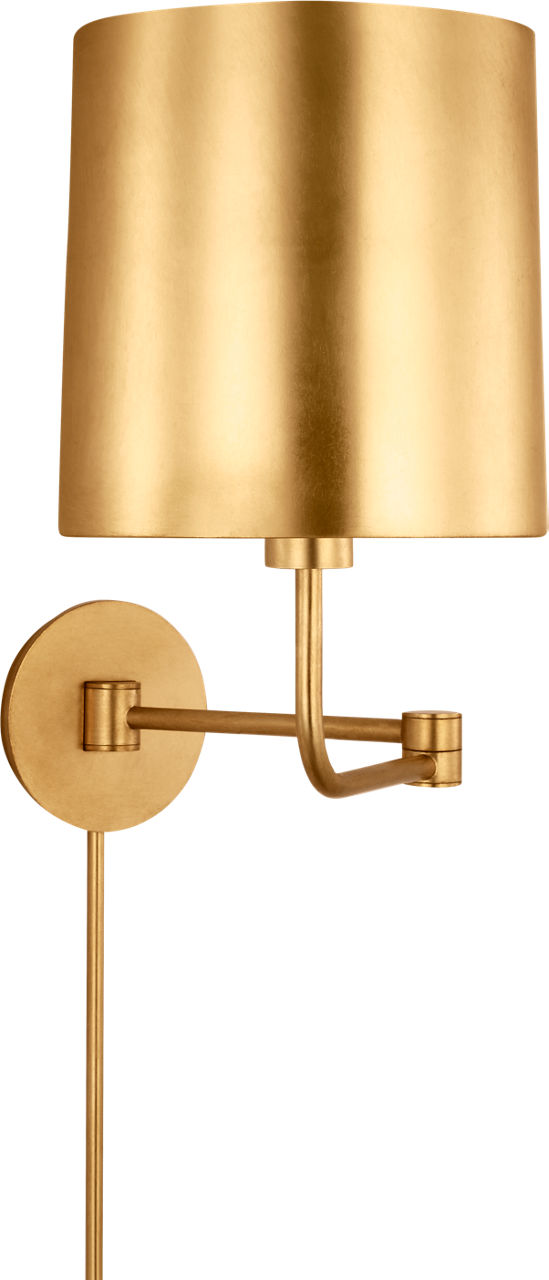 Go Lightly Swing Arm Wall Light | Gild | Gild Shade