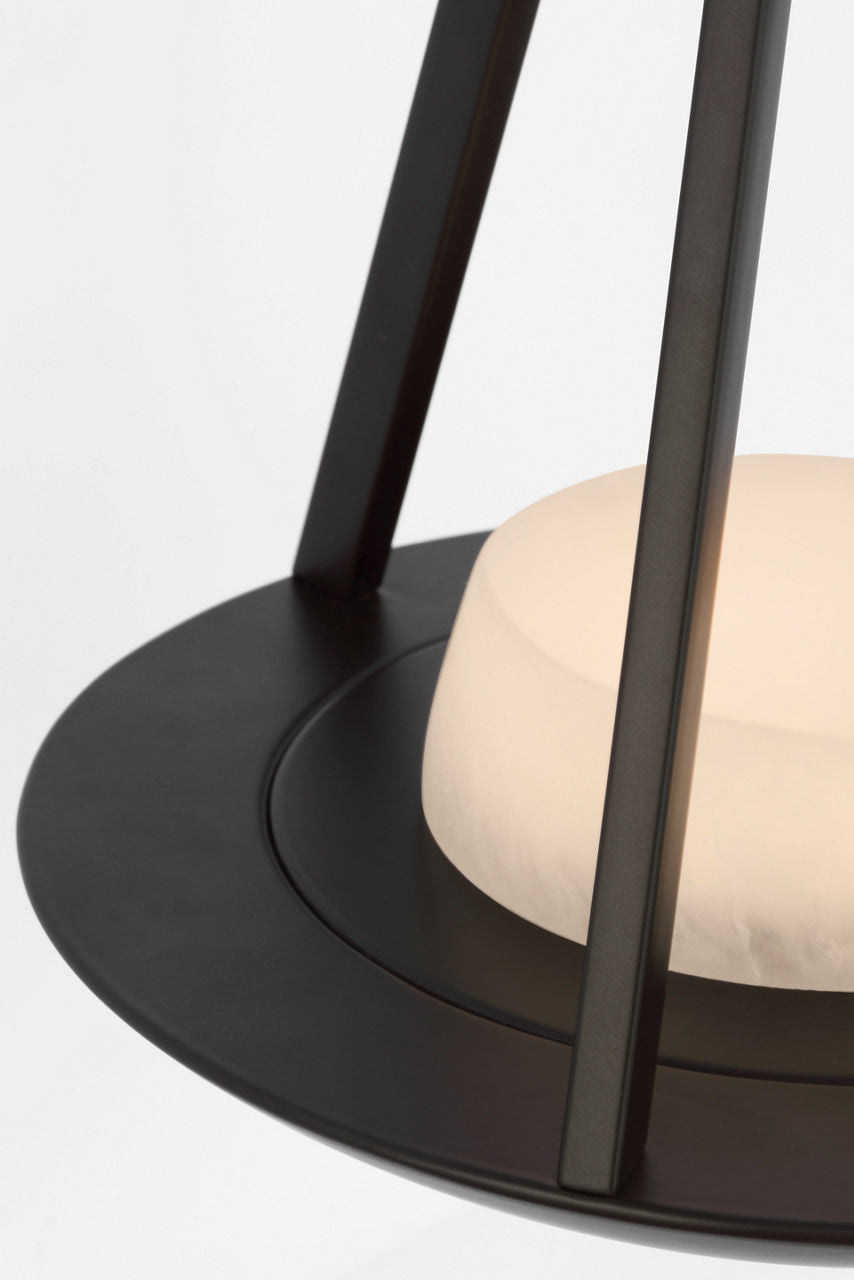 Divina 19" Floating Bowl Sconce | Modern Iron | Alabaster