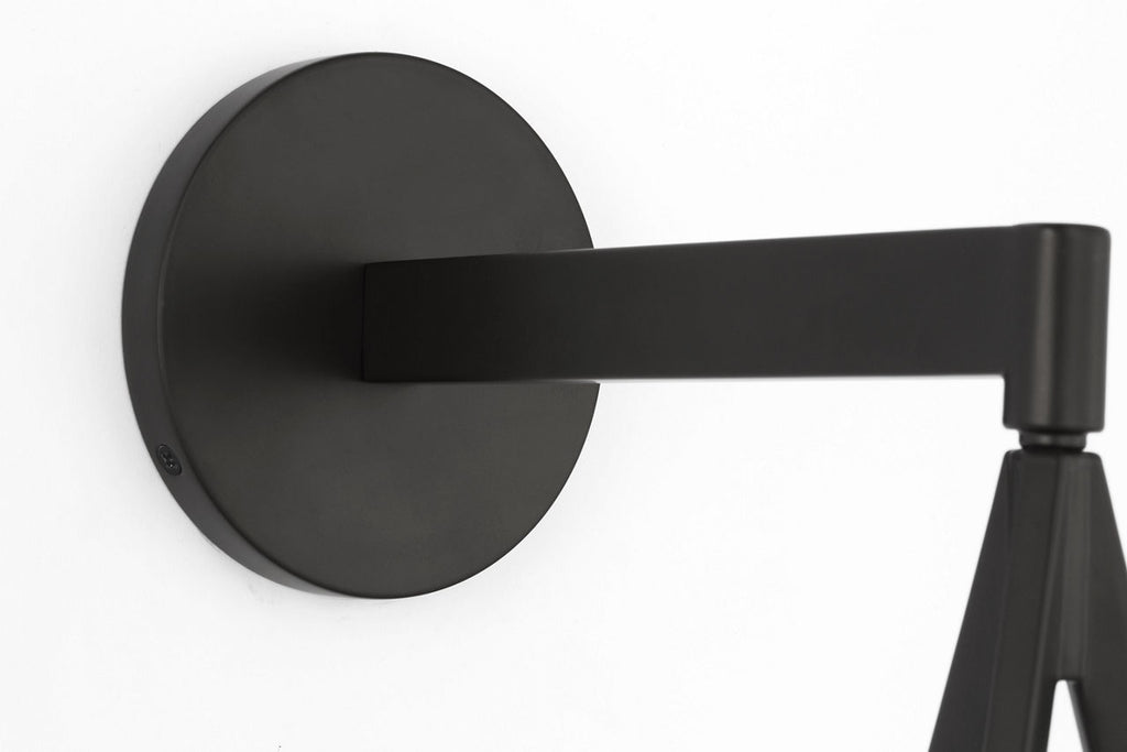 Divina 19" Floating Bowl Sconce | Modern Iron | Alabaster