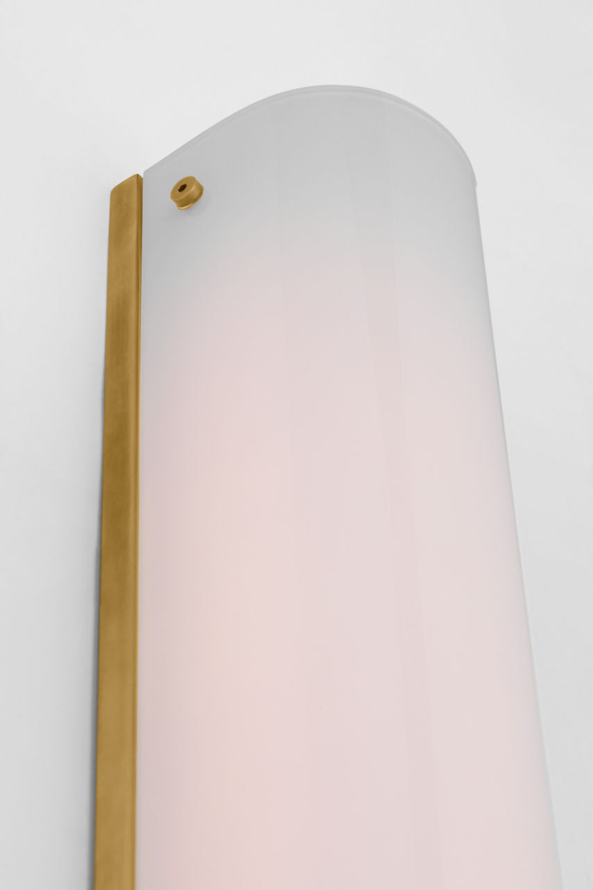 Penhold 18" Bath Light | Soft Brass | White Glass