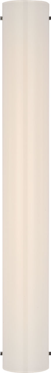 Penhold 24" Bath Light | Polished Nickel | White Glass