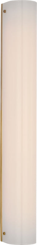Penhold 24" Bath Light | Soft Brass | White Glass