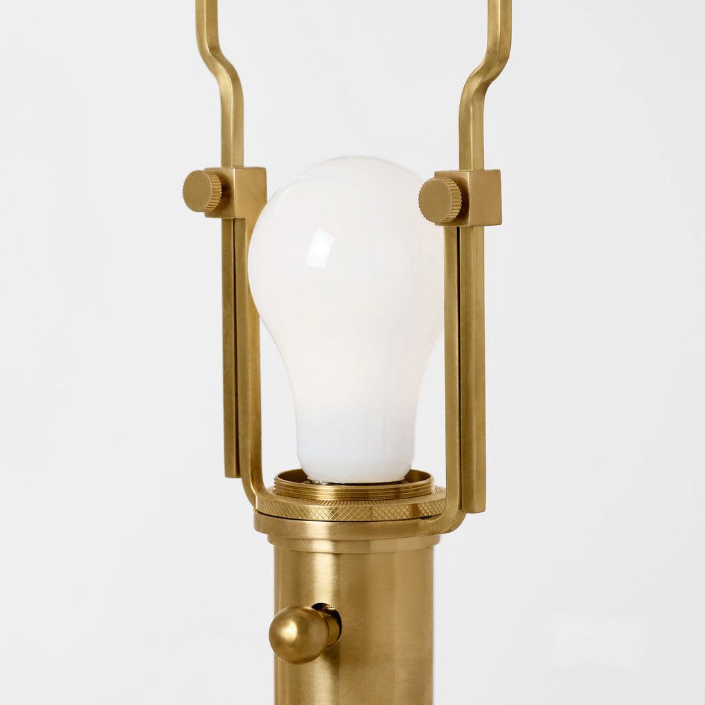 Chado Large Table Lamp | Coconut | Linen Shade