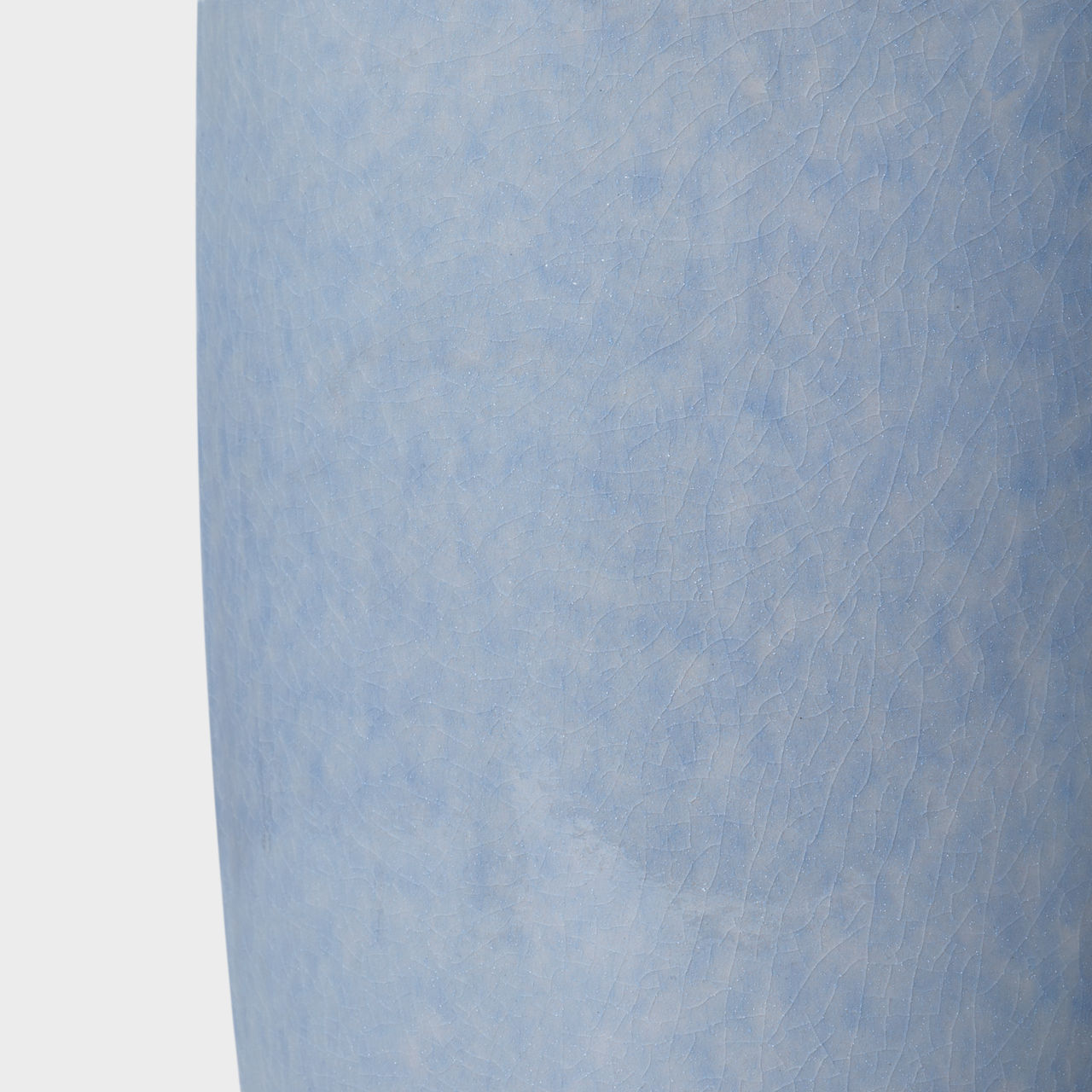 Chado Large Table Lamp | Polar Blue Crackle | Linen Shade