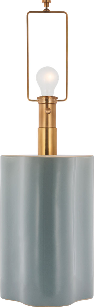 Lakepoint Large Table Lamp | Sky Gray | Linen Shade