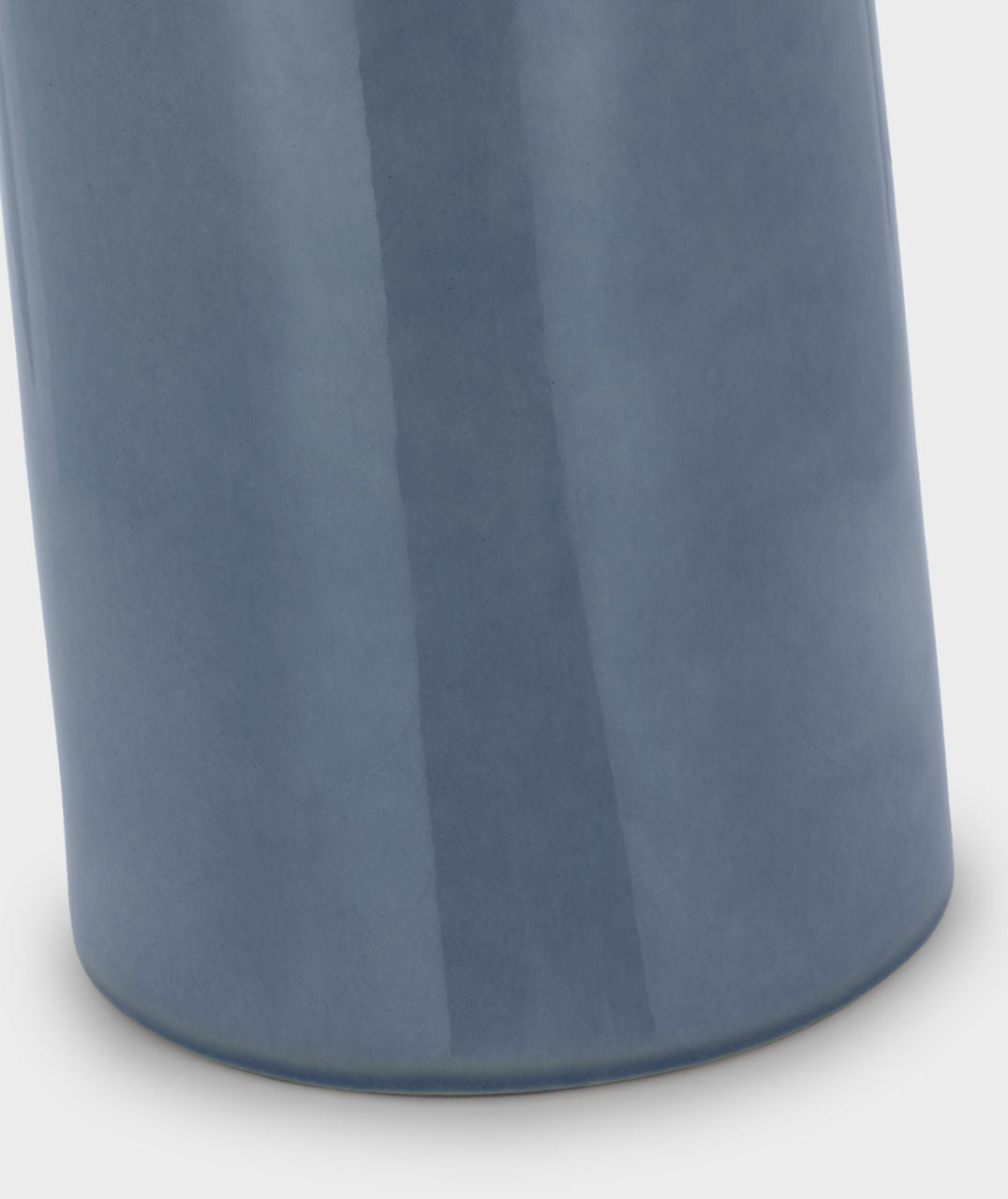 Xian 30" Table Lamp | Polar Blue Crackle and Soft Brass | Linen Shade