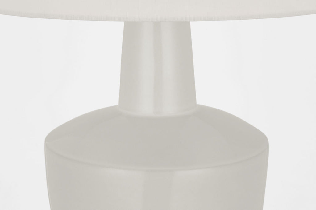 Paros 31" Table Lamp | Ivory | Linen Drum Shade