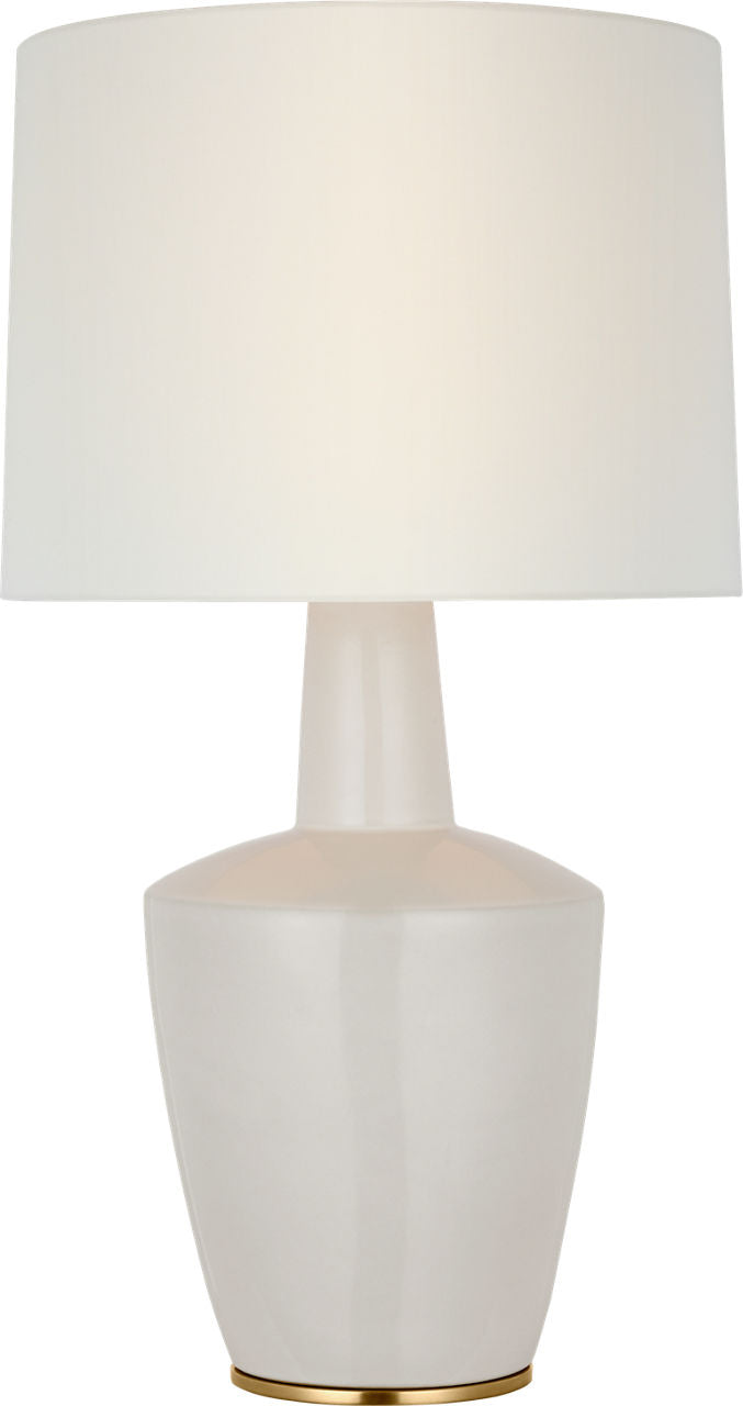 Paros 31" Table Lamp | Ivory | Linen Drum Shade