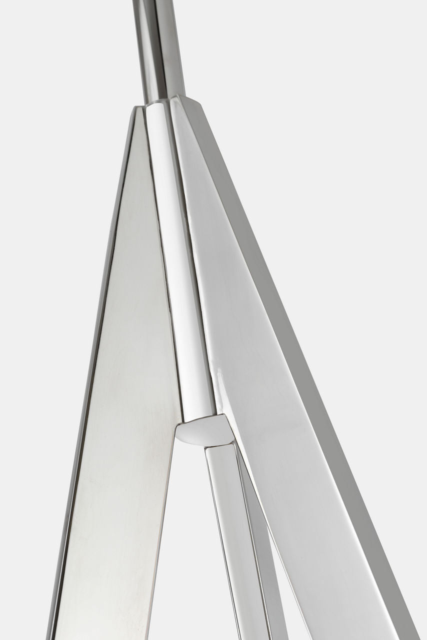 Divina 20" Pendant | Polished Nickel | Alabaster