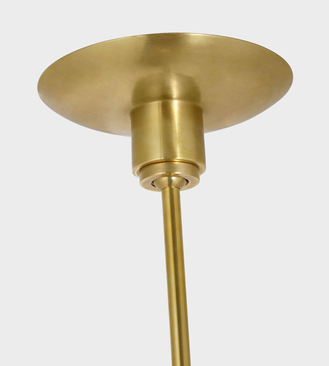 Divina 20" Pendant | Soft Brass | Alabaster