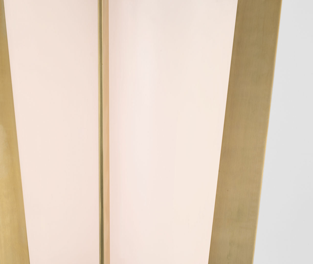 Phinn 18" Lantern | Soft Brass | White Glass
